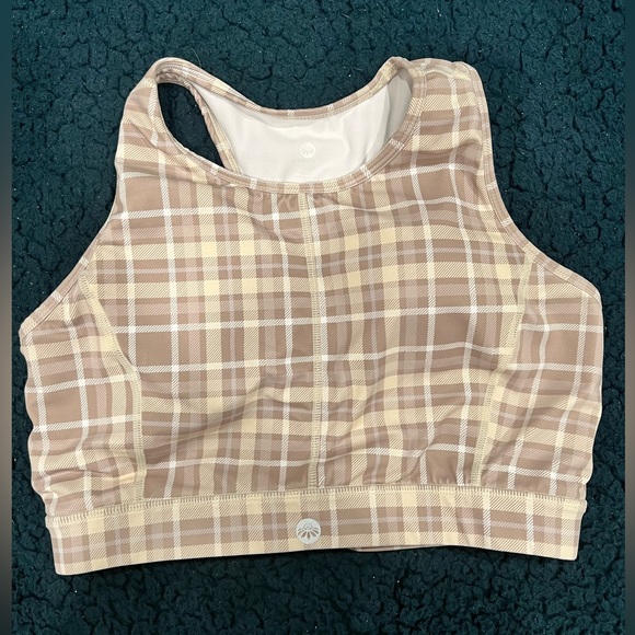 Senita flight bra in plaid. Never worn. New without tags. - Picture 1 of 3
